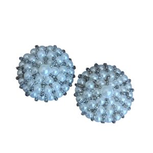 Vintage/ Estate Pearl Shoe Clips HOT!